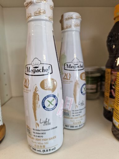 Low sodium Premium Light fish sauce - Megachef