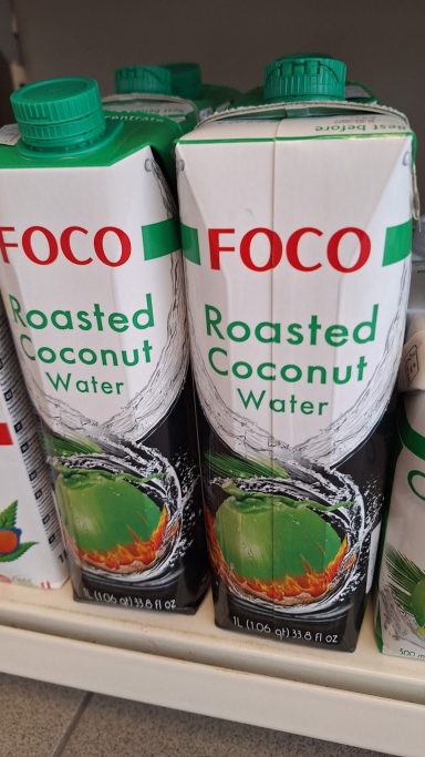 Roasted coconut water